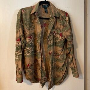 Lauren Ralph Lauren Vintage Fox Hunt Shirt - Size S